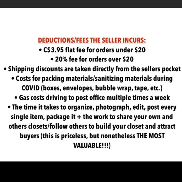 Poshmark Fee Chart:) - Picture 5 of 8